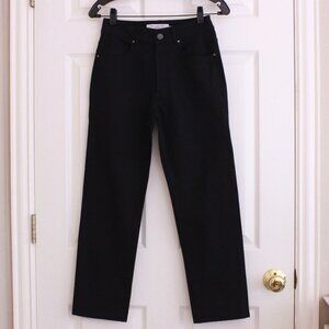 NWOT MM Lafleur Black Organic Cotton Straight Leg Jeans